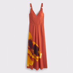 Abercrombie & Fitch Dipped-Waist Maxi Dress